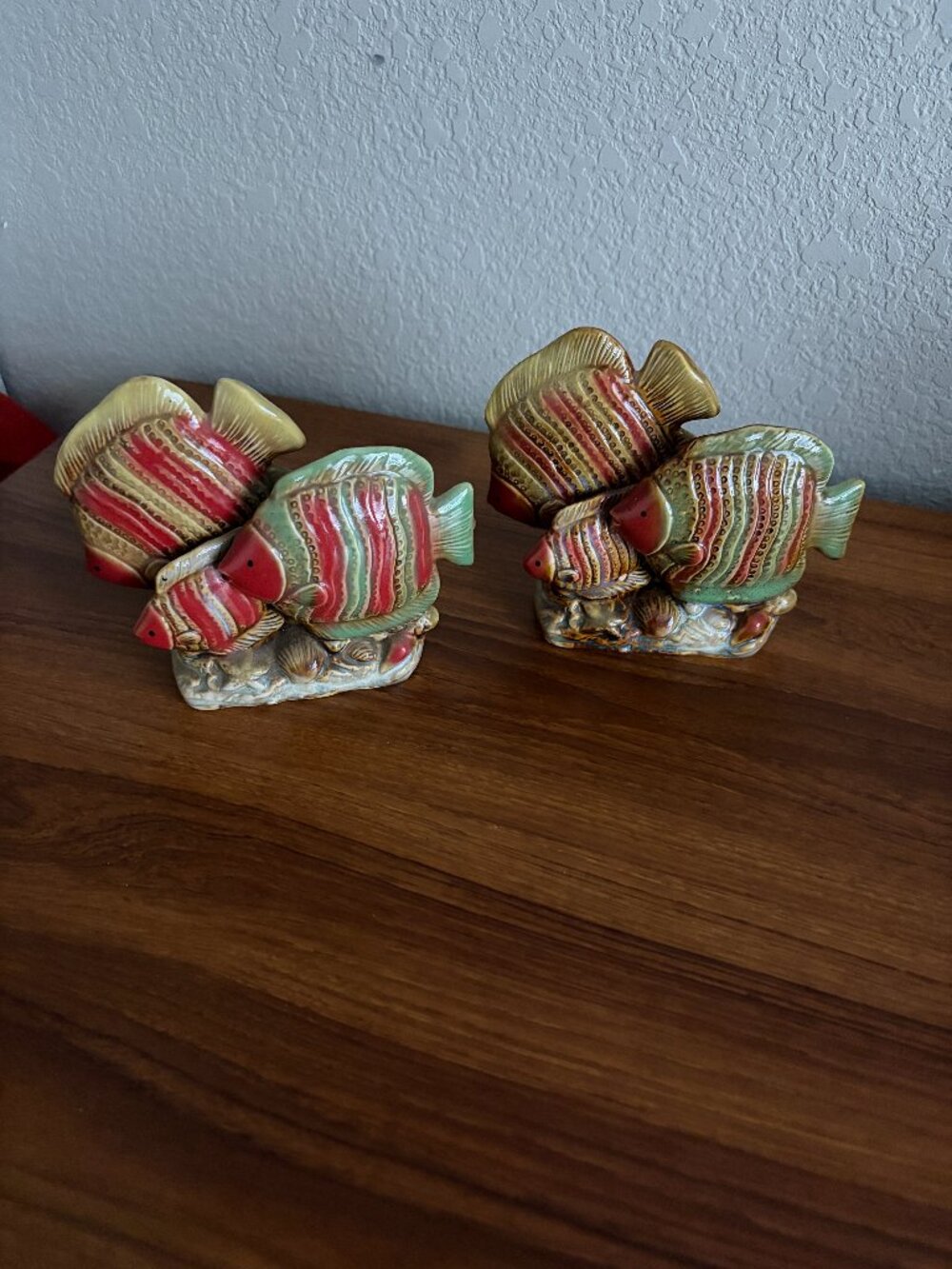 Vintage Tradewind Bay Ceramic Tropical Fish Figurines - Setof 2 MCM